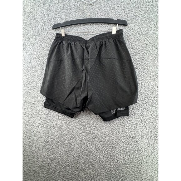 Rawgear Black Dual-Layer Athletic Shorts W/ Zipper Pockets Size Small NWT #RG114 - Picture 3 of 8
